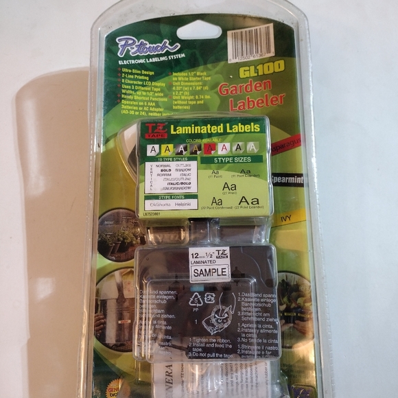 Brand New Sealed Brother GL100 Garden Labeler P-Touch Electronic Labeling System - Picture 3 of 6